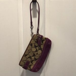 Coach wristlet